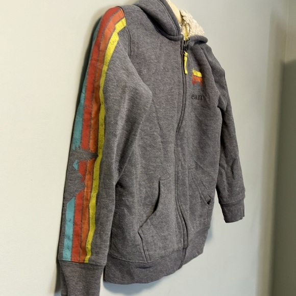 L.L. Bean Gray Hoodie with Vibrant Details - Picture 5 of 6